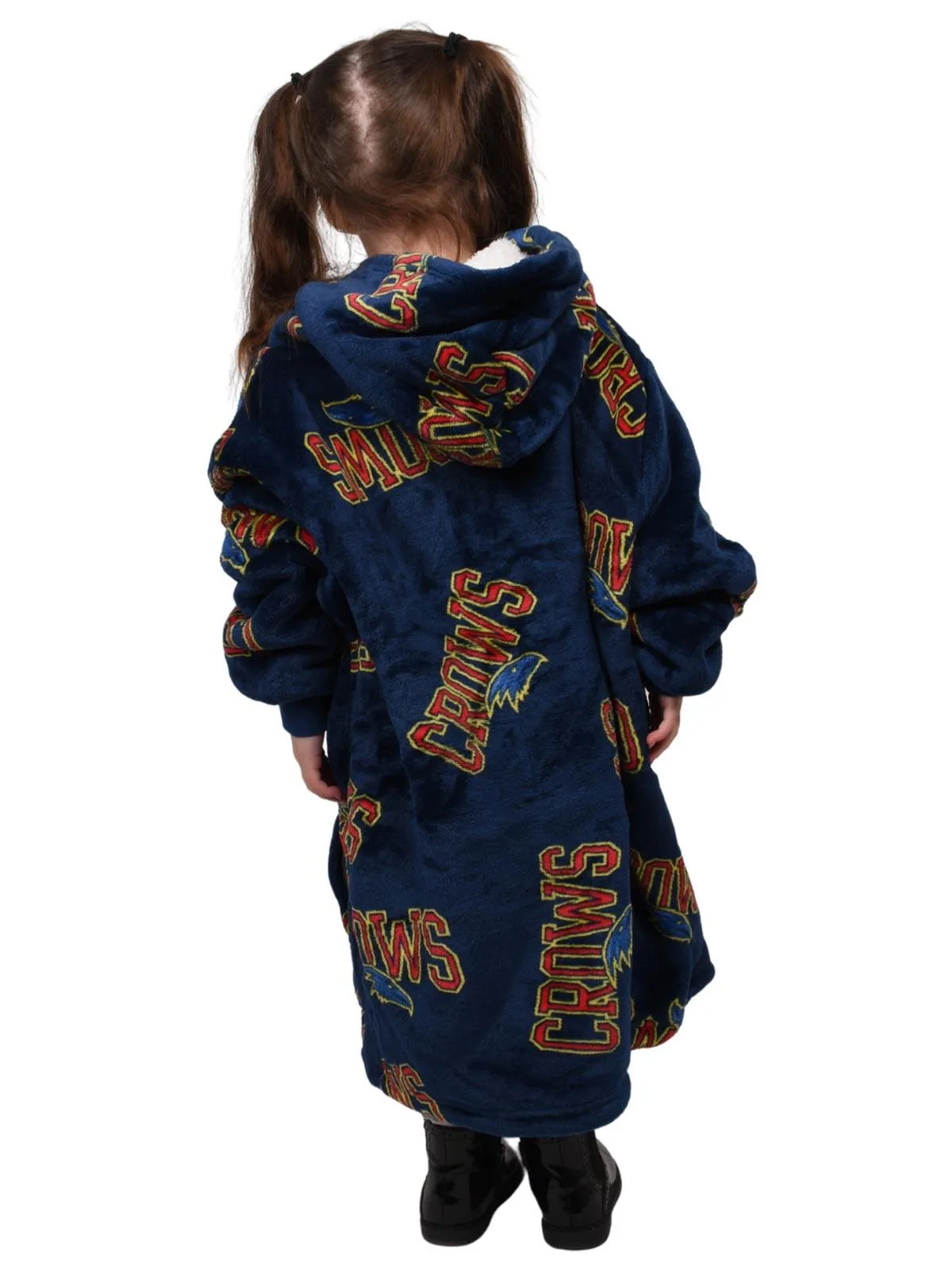 Kids Blanket Hoodie Crows