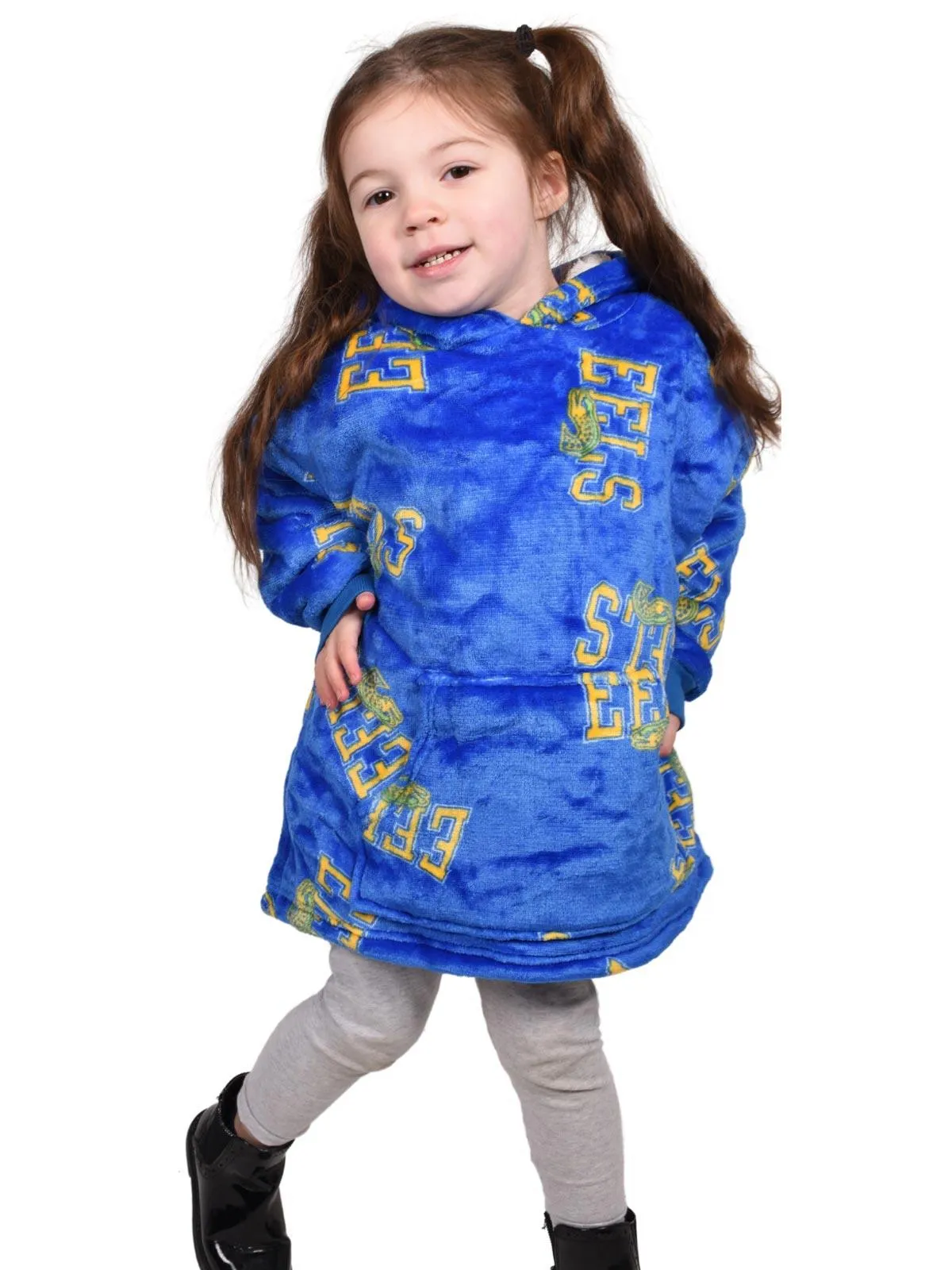 Kids Blanket Hoodie Eels