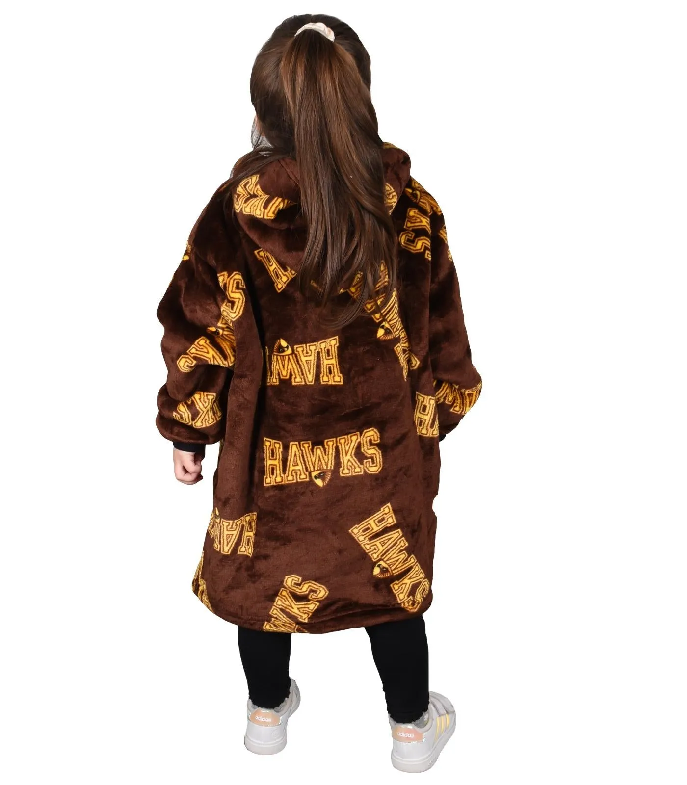 Kids Blanket Hoodie Hawks - 5 to 7 Years