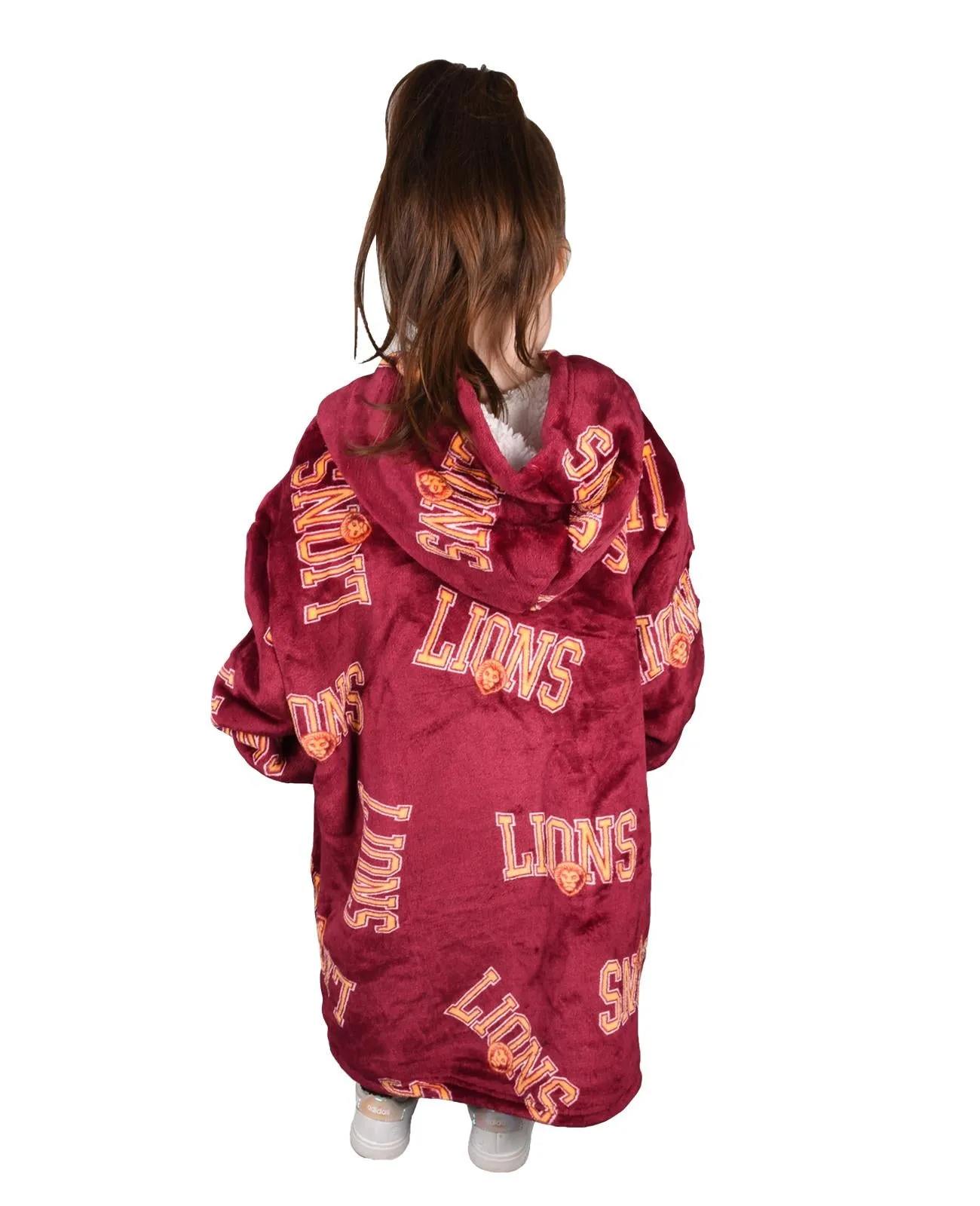 Kids Blanket Hoodie Lions