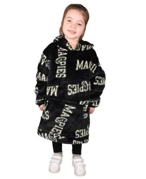 Kids Blanket Hoodie Magpies