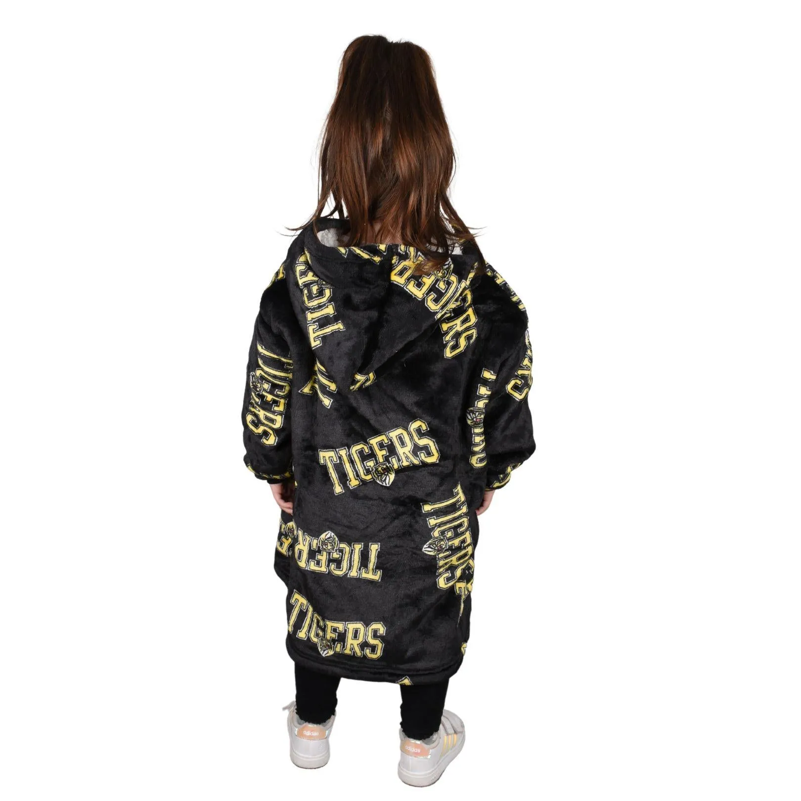 Kids Blanket Hoodie Tigers