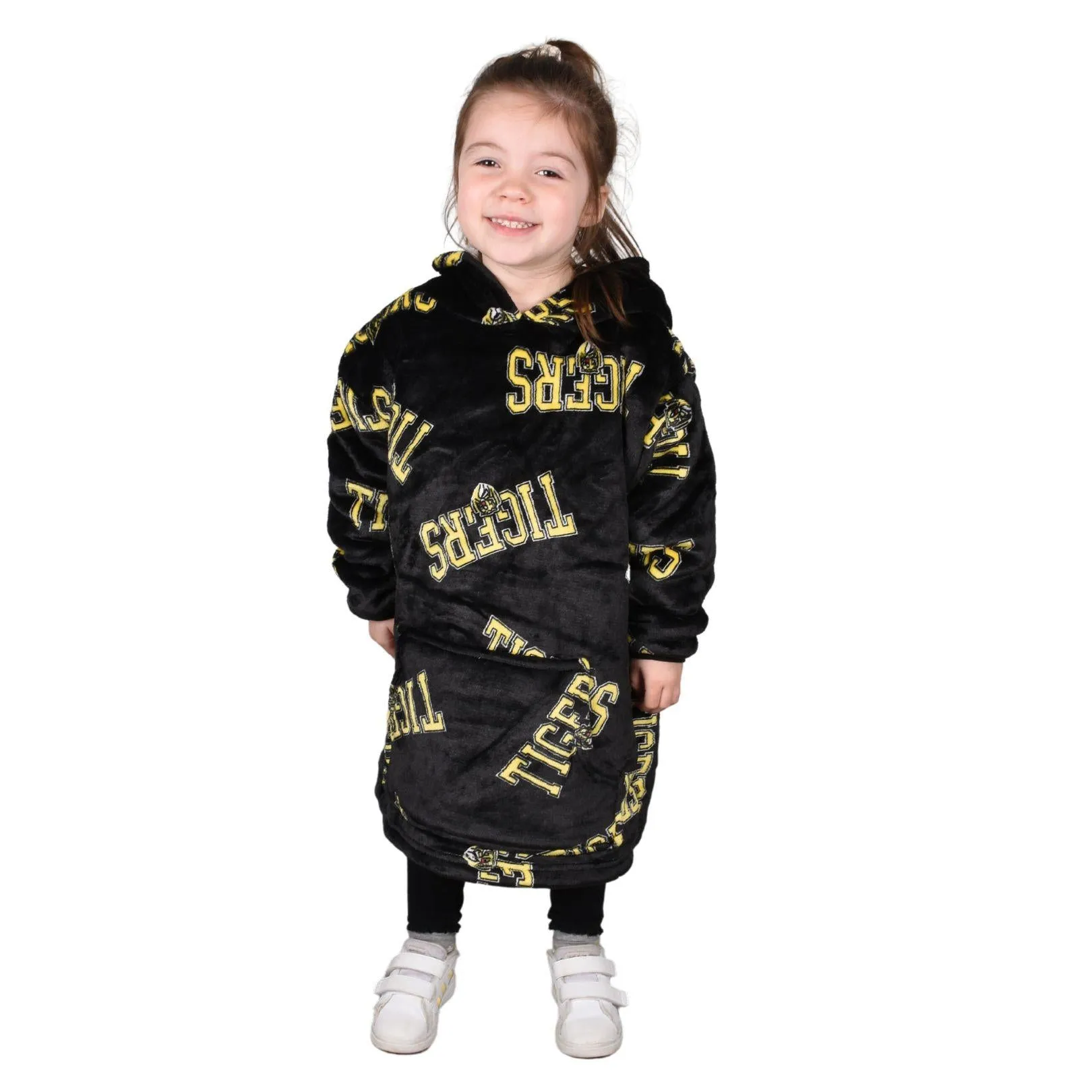 Kids Blanket Hoodie Tigers