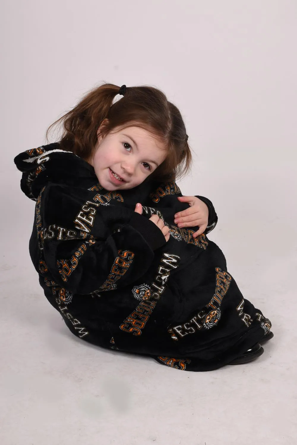 Kids Blanket Hoodie Wests Tiger