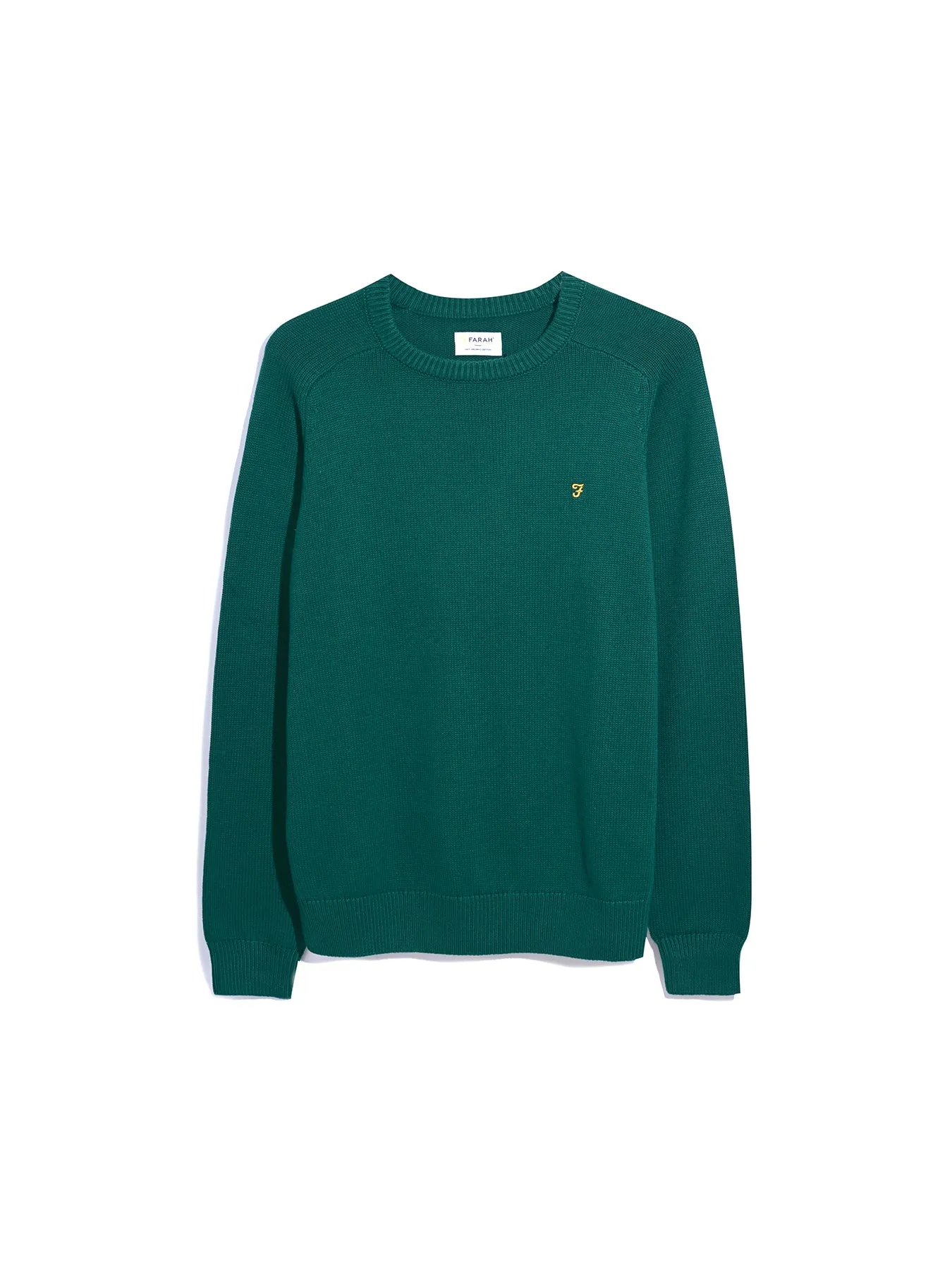 Kingsbury Crew Neck Sweater In Botanic Green