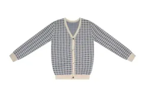 KIPP Blue Patterned Cardigan