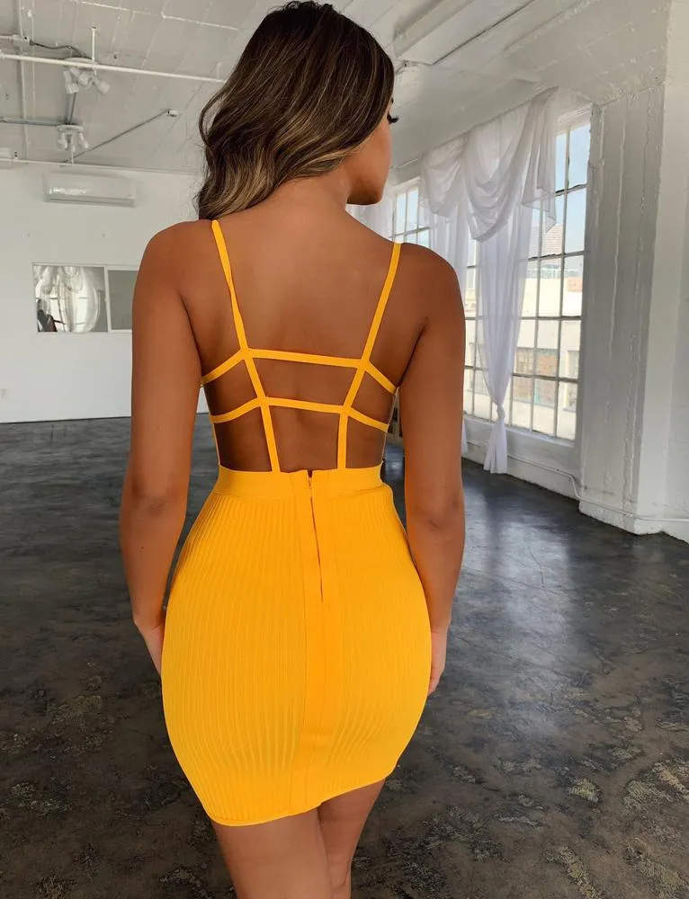 Lana Dress - Yellow