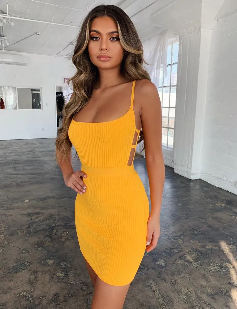 Lana Dress - Yellow