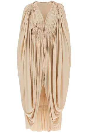 Lanvin charmeuse draped maxi dress