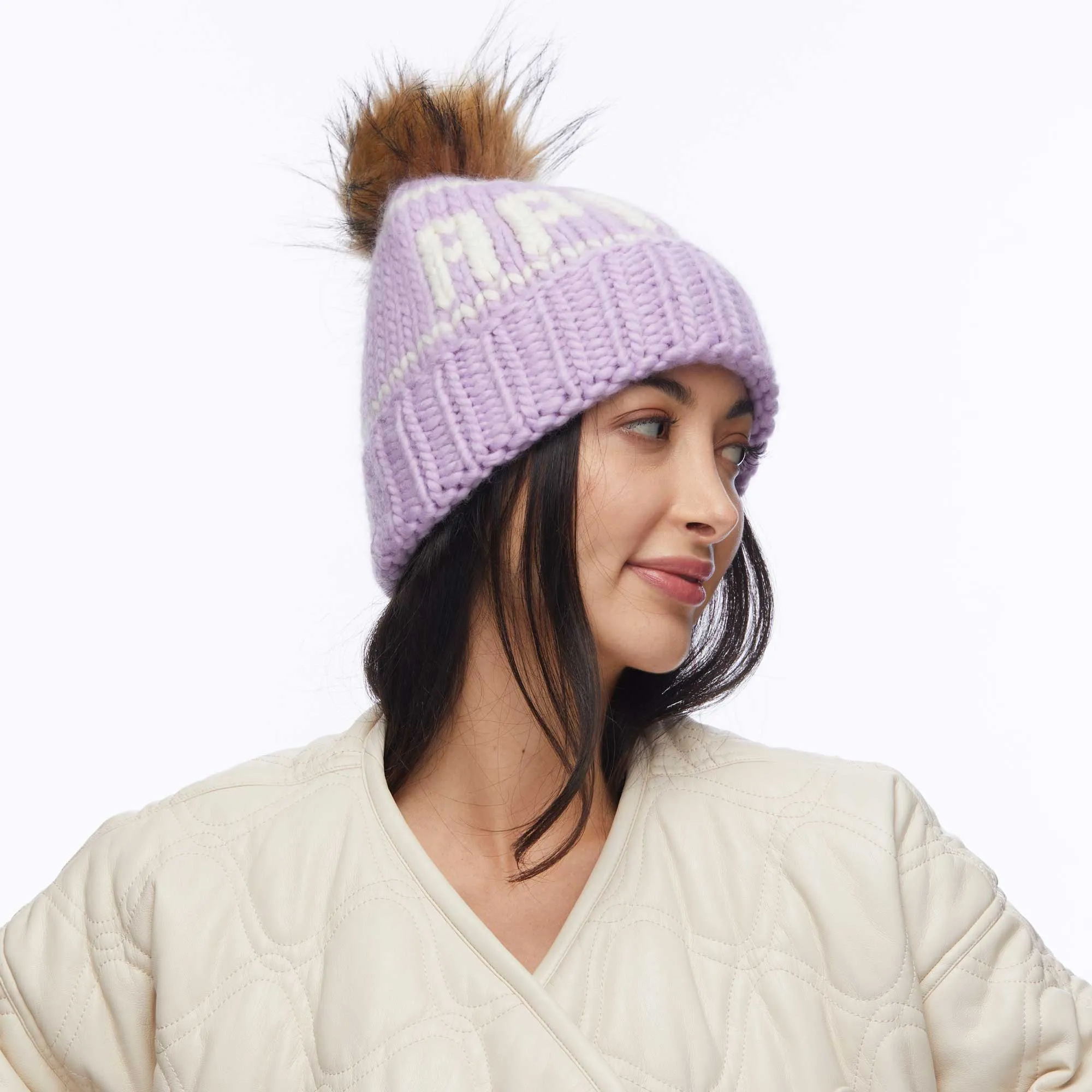 LAVENDER APRES BEANIE