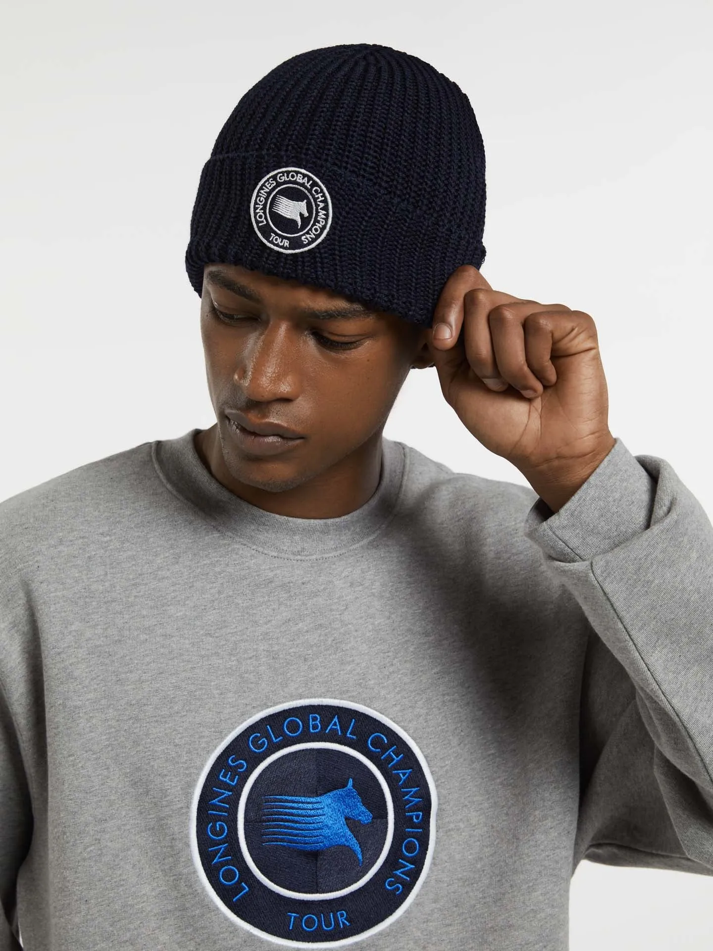 LGCT Essentials Wool Beanie - Navy Blue