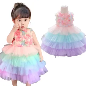 Liana - Baby Girl Birthday Party Dress | Princess Dress Baby Girl