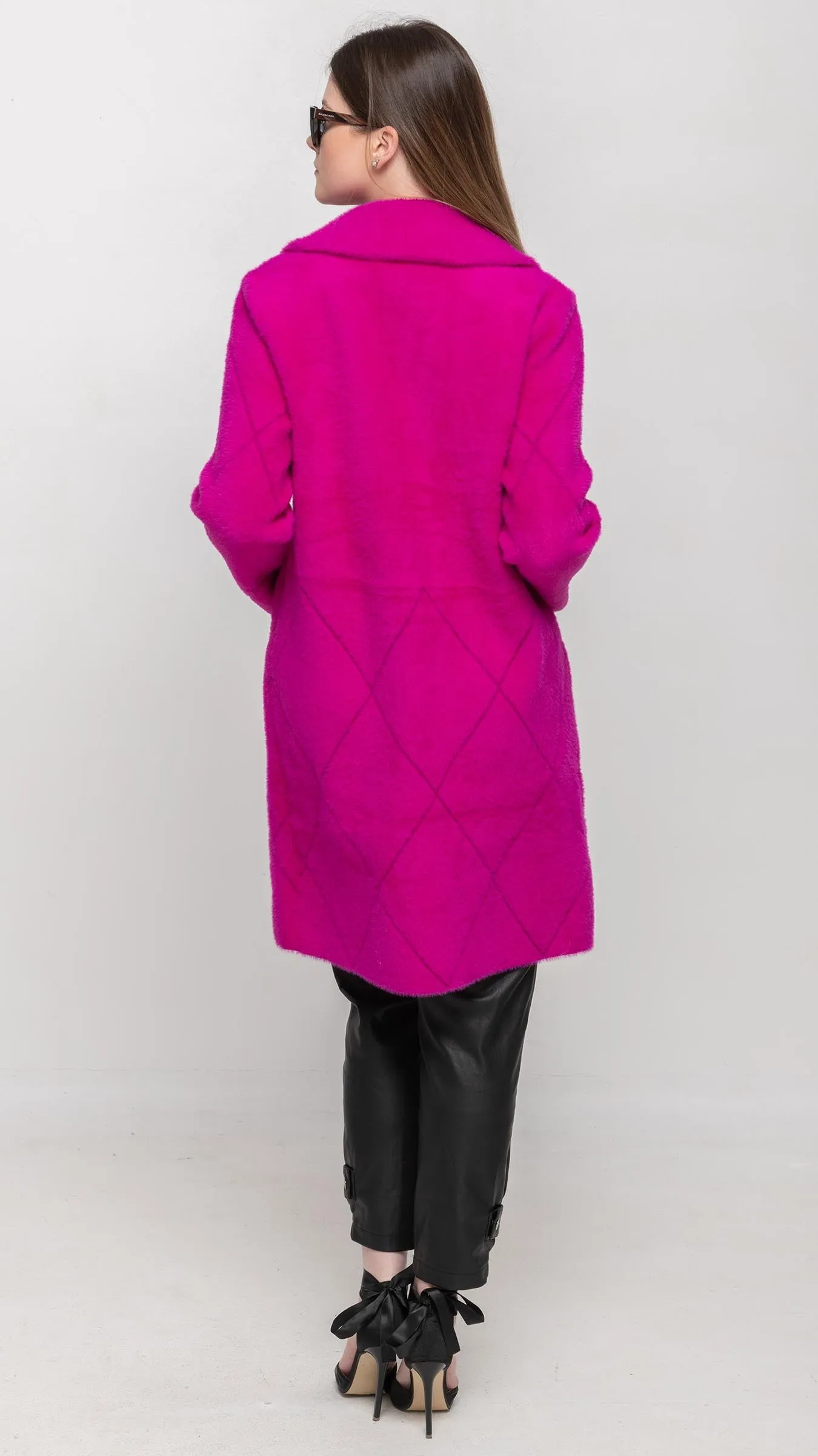 Long Jacket in Fuchsia