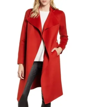 Mackage - Leora Belted Coat Paprika