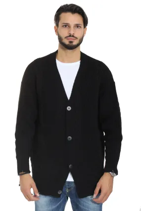 Maglione Cardigan Uomo Giacca a Maglia Over Size Art. Mg63