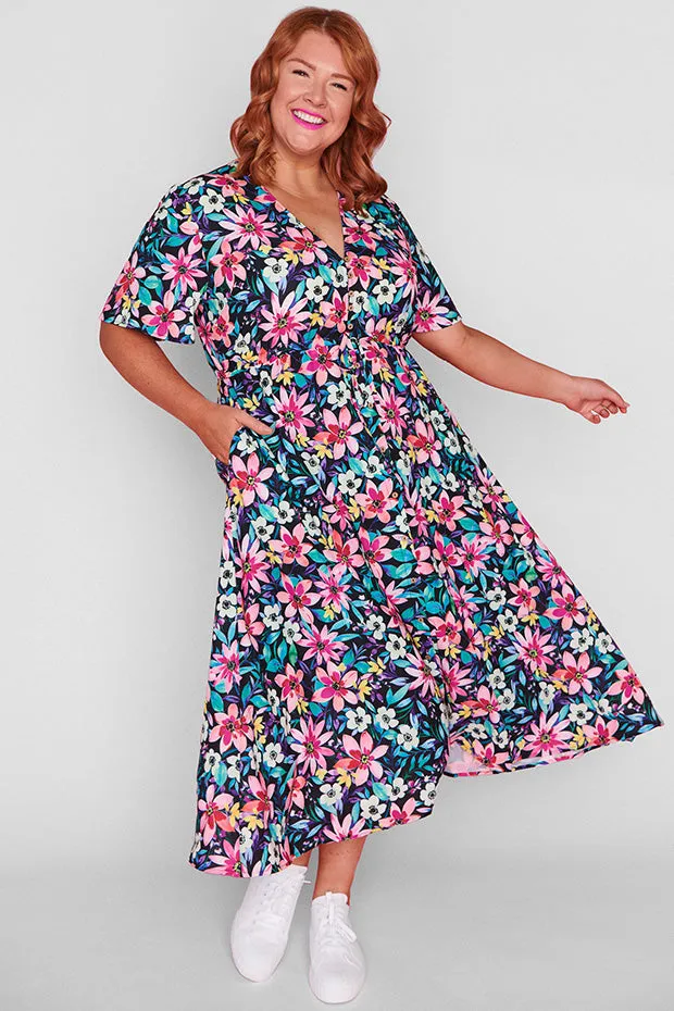 Marley Neon Bloom Dress