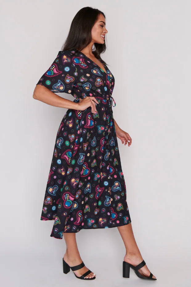 Marley Paisley Hearts Dress