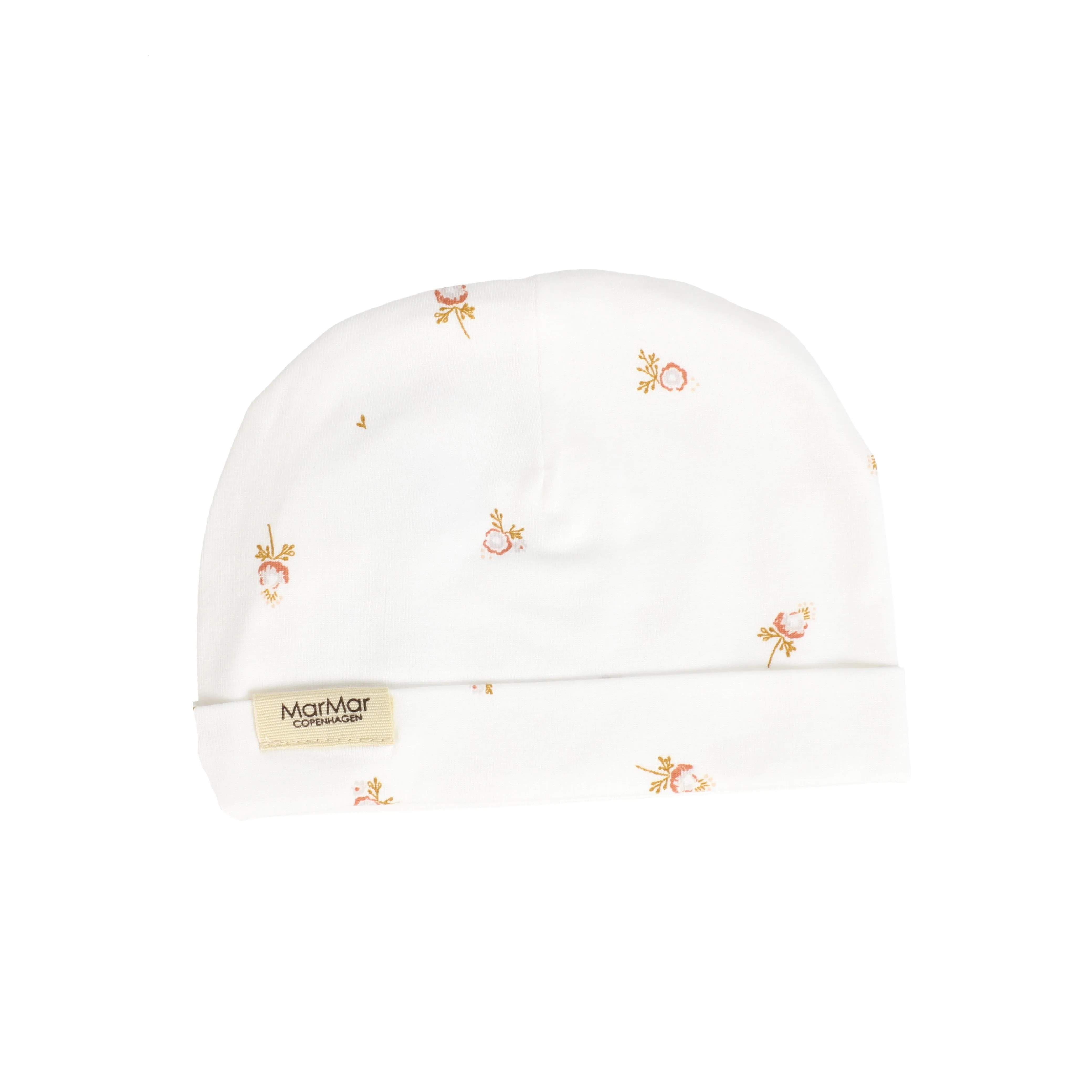 MARMAR WHITE FLORAL BEANIE