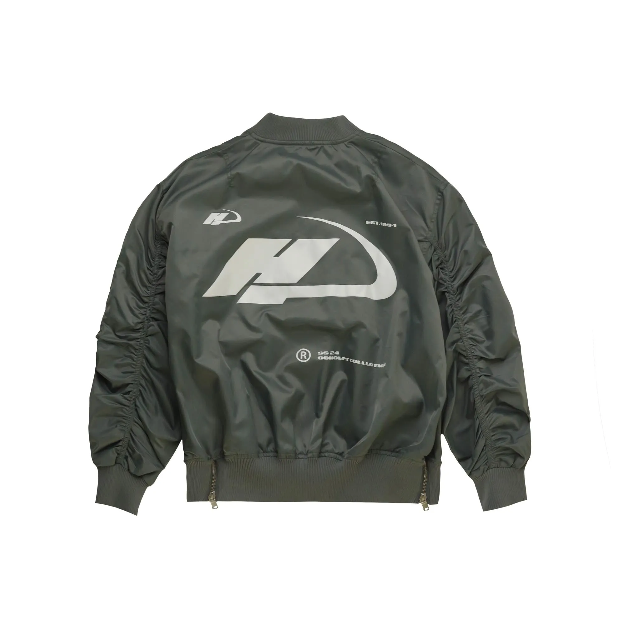 Matrix Bomber Jacket Steel