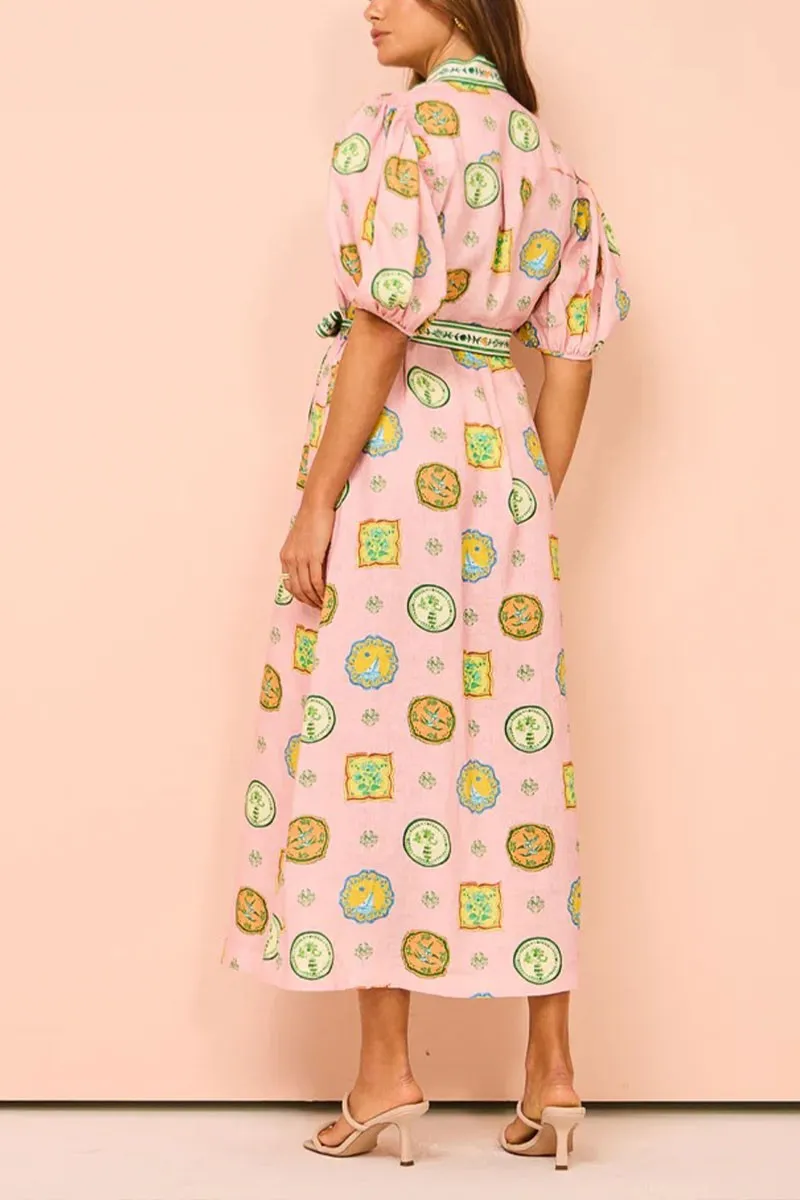 Mature Graphic Maxi Dress