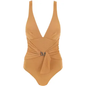 Max Mara Beachwear "full jersey and lurex jumpsuit