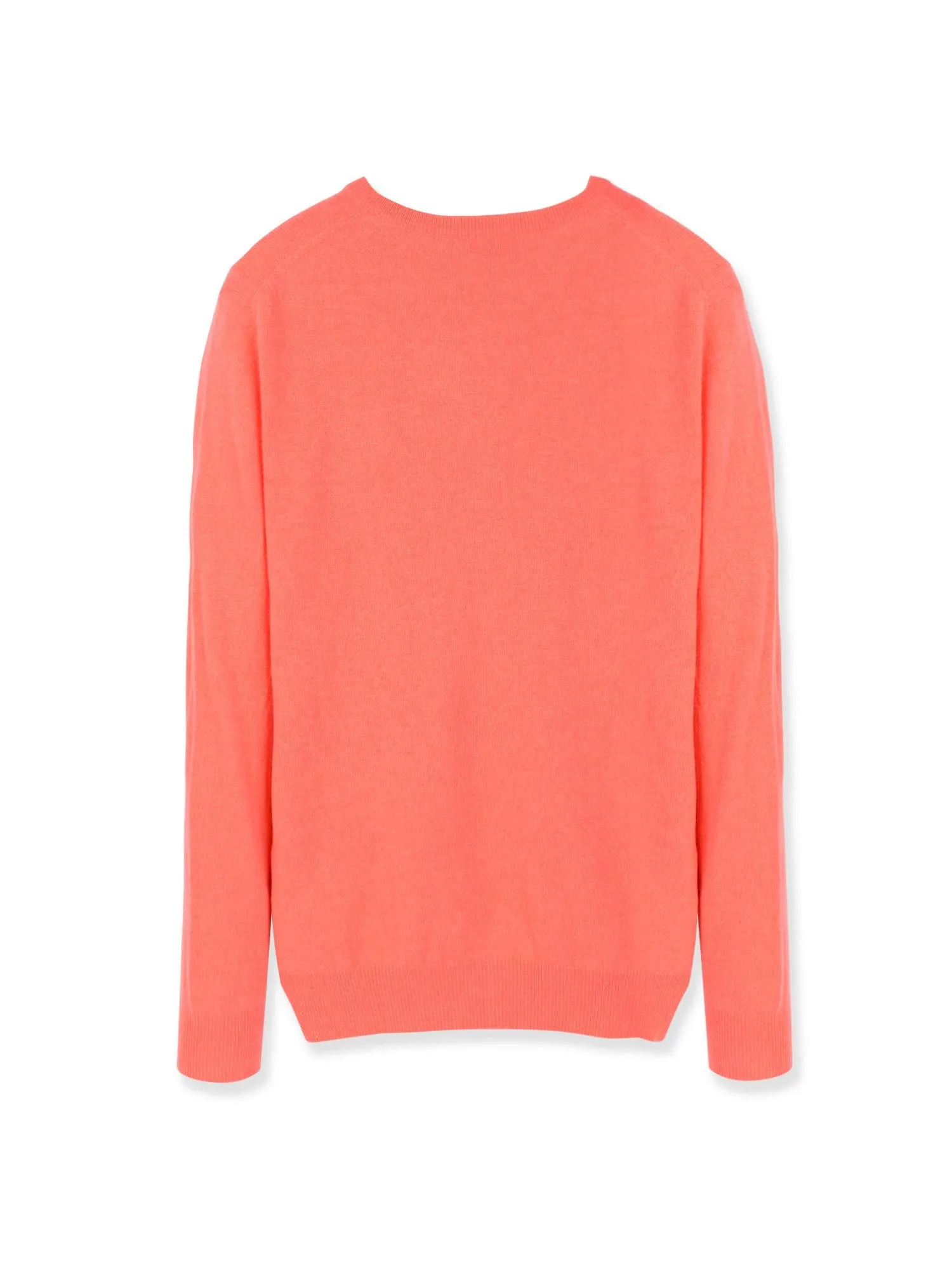 Men Crew Neck Sweater_Coral