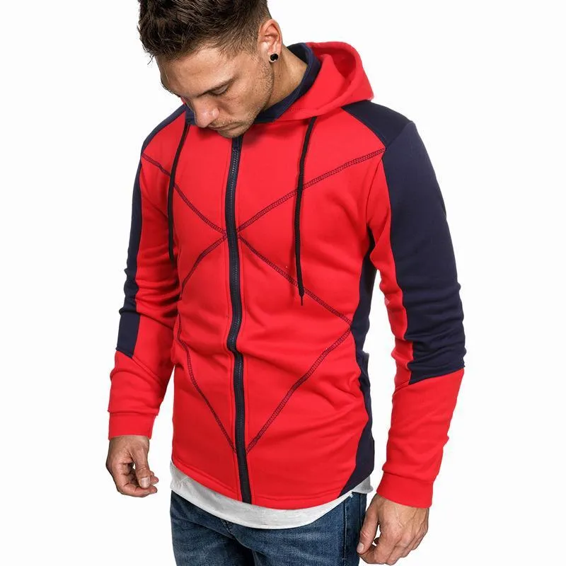 Men's Hooded Zipper Cardigan Sports Hoodie