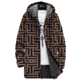 MEN'S PRINTED HOODED FLEECE JACKET 73098369YM