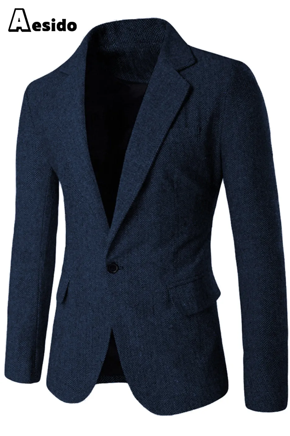 Men's Single Button Blazer