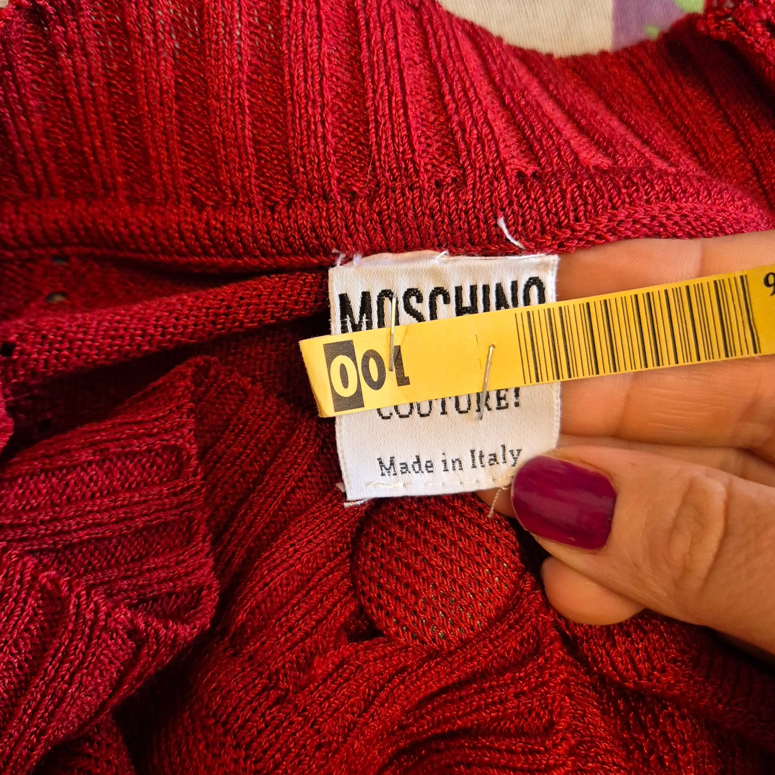 Moschino Couture | Cardigan rosso primaverile