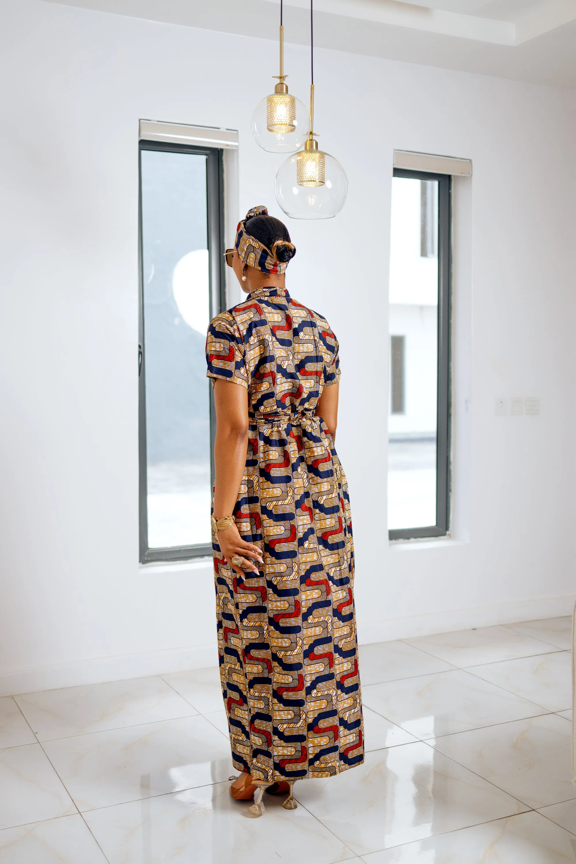 Nomadi Wrap dress & Head wrap