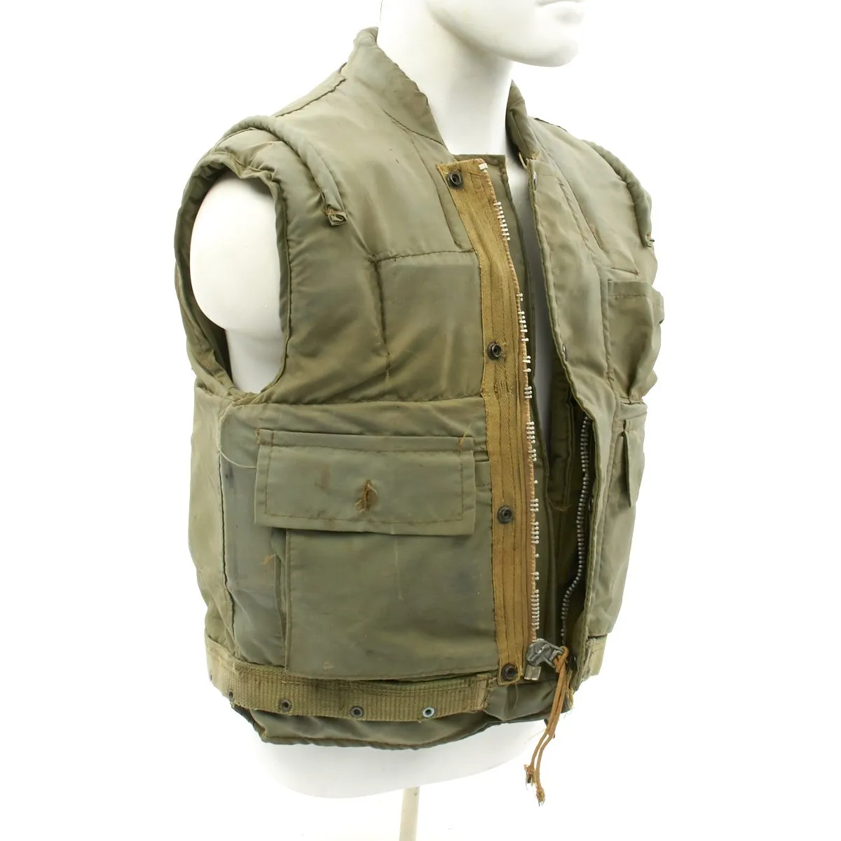 Original U.S. Vietnam War U.S.M.C. M-1955 Flak Body Armor Vest