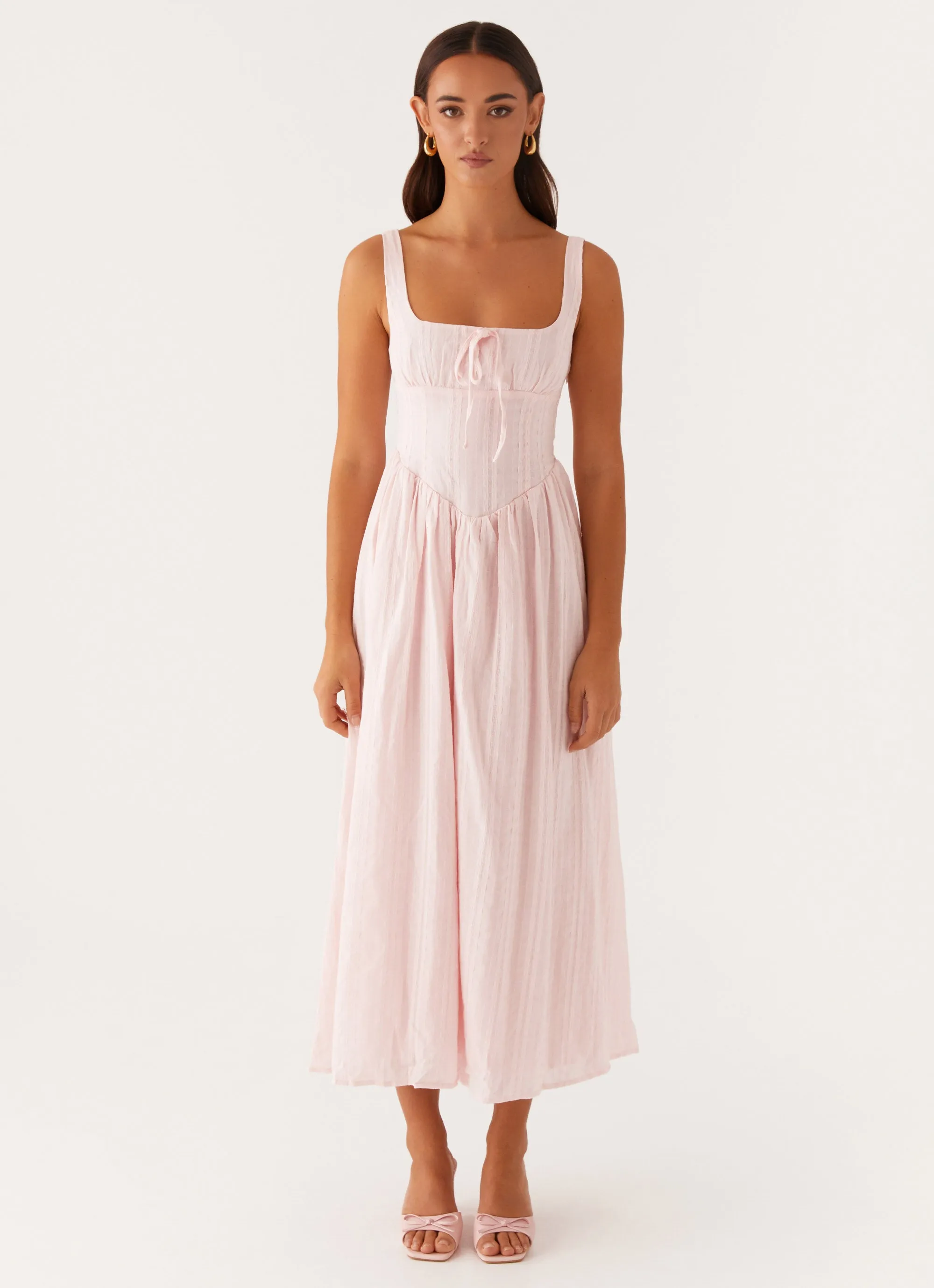 Pascuelle Midi Dress - Pink