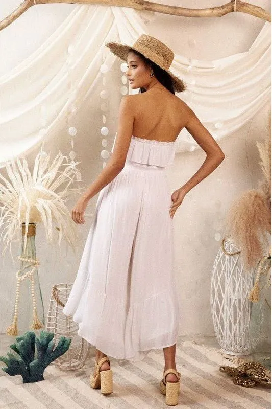 Pearl Cloud Strapless Jumpsuit