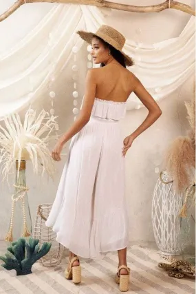 Pearl Cloud Strapless Jumpsuit