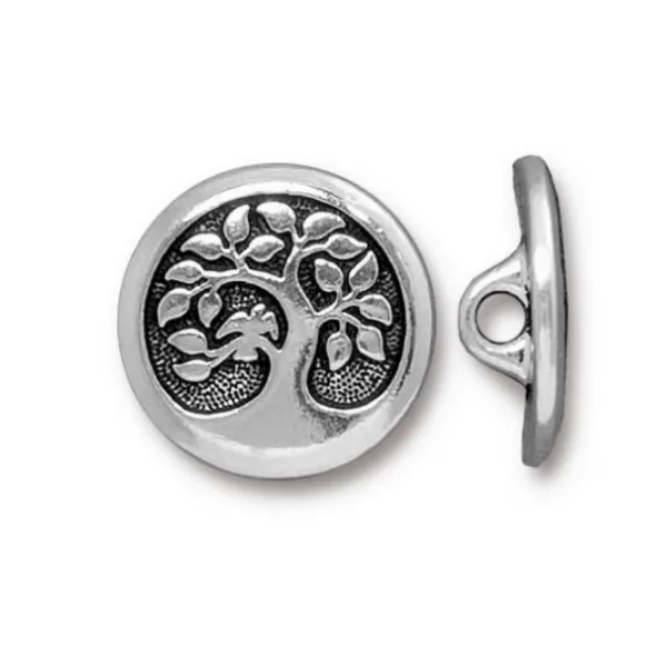 Pewter Buttons - Pack of 3