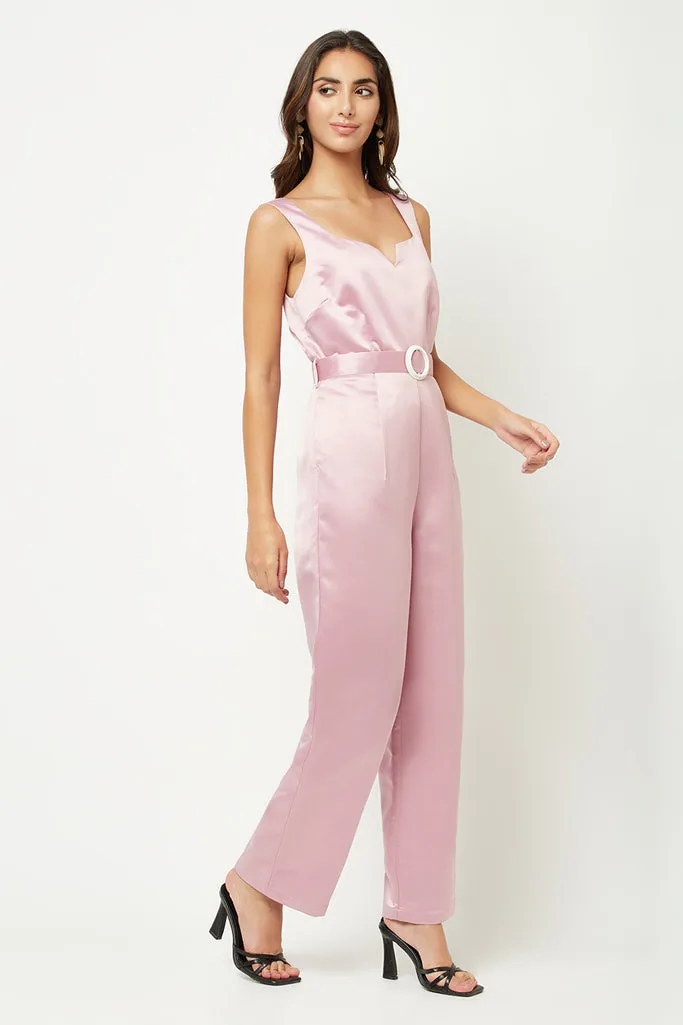 Pink Shimmering Jumpsuit