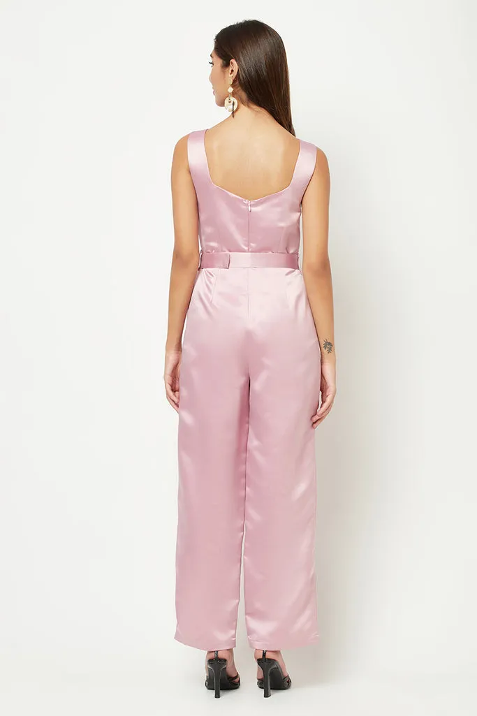 Pink Shimmering Jumpsuit