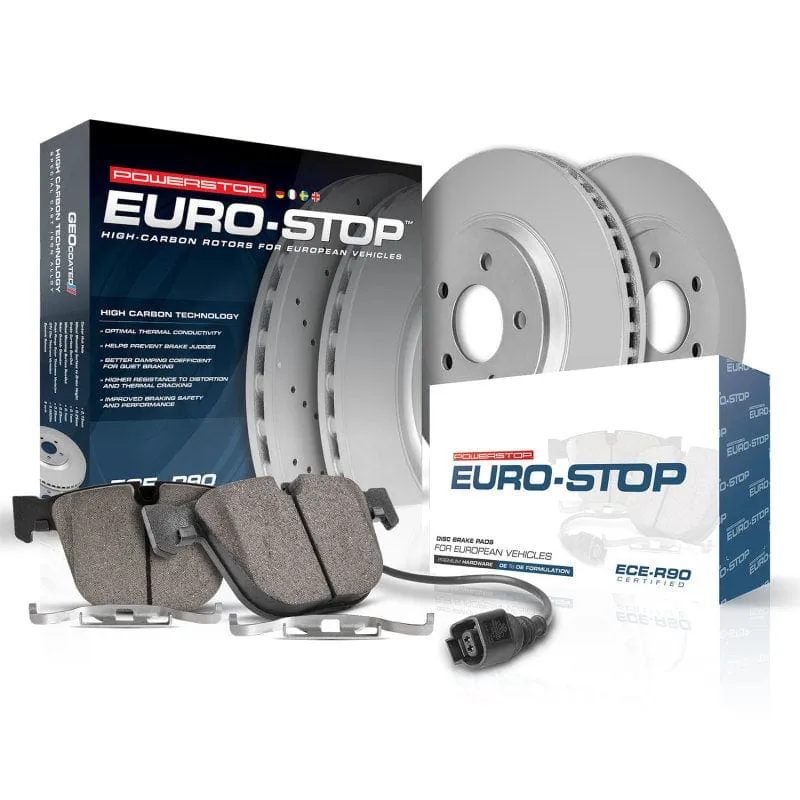 Power Stop 2000 BMW 323i Rear Euro-Stop Brake Kit