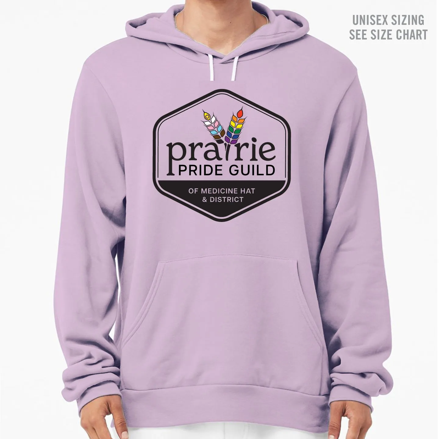 Prairie Pride Guild Light Logo Premium Unisex Hoodie (PPGT004-3719)