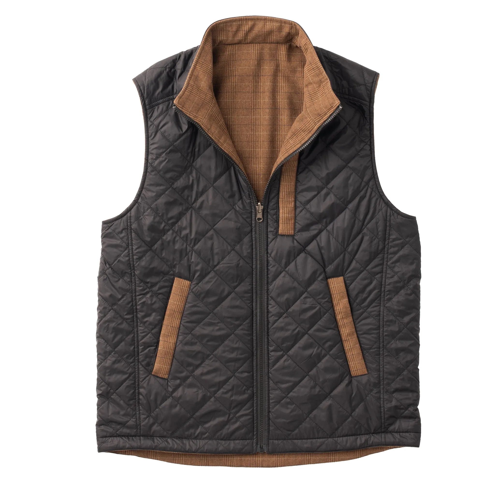 Reversible Nylon and Wool Sautee Vest