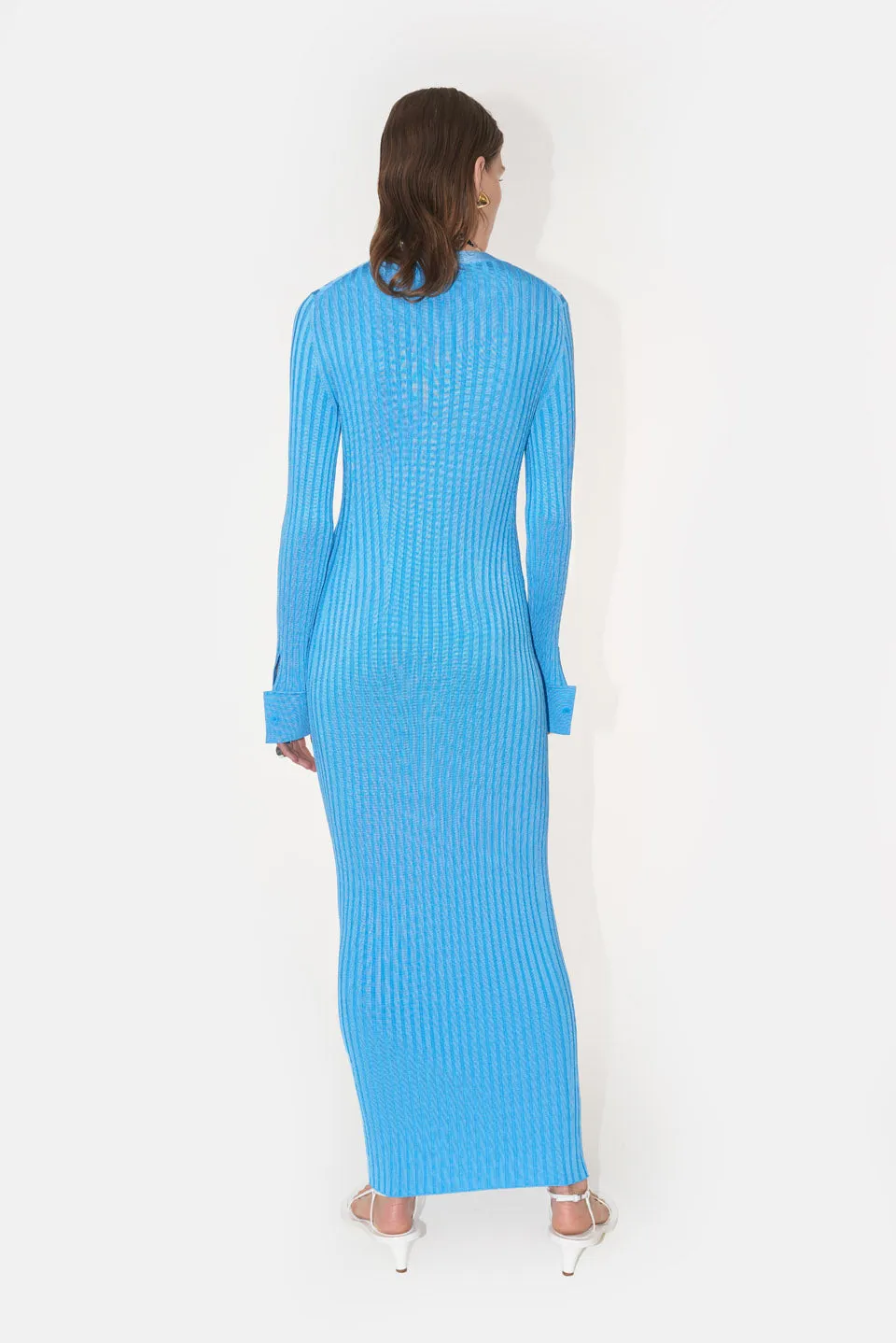 Rhea Long Dress - Electric Blue