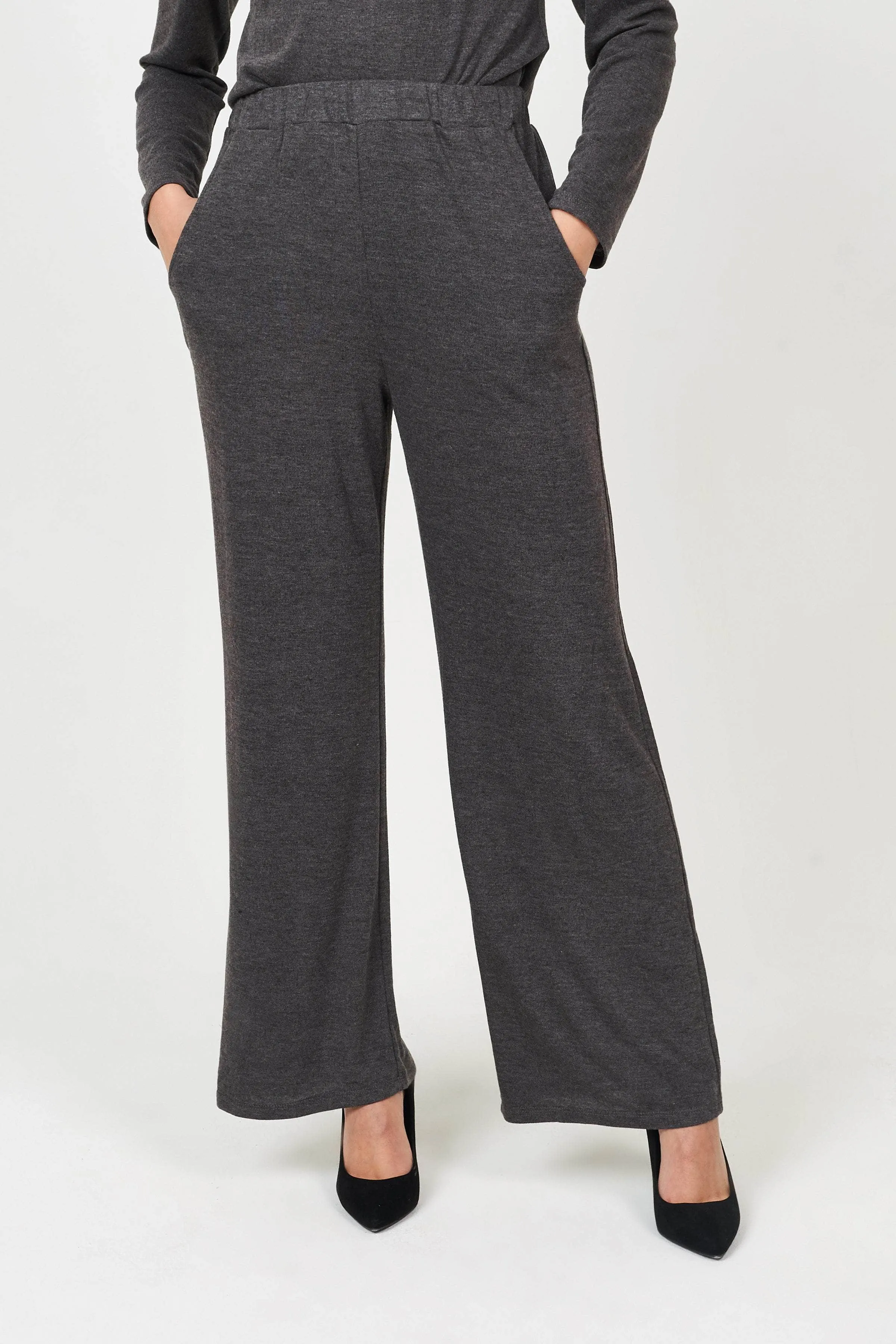 Saloos Knitted Straight-Leg Joggers