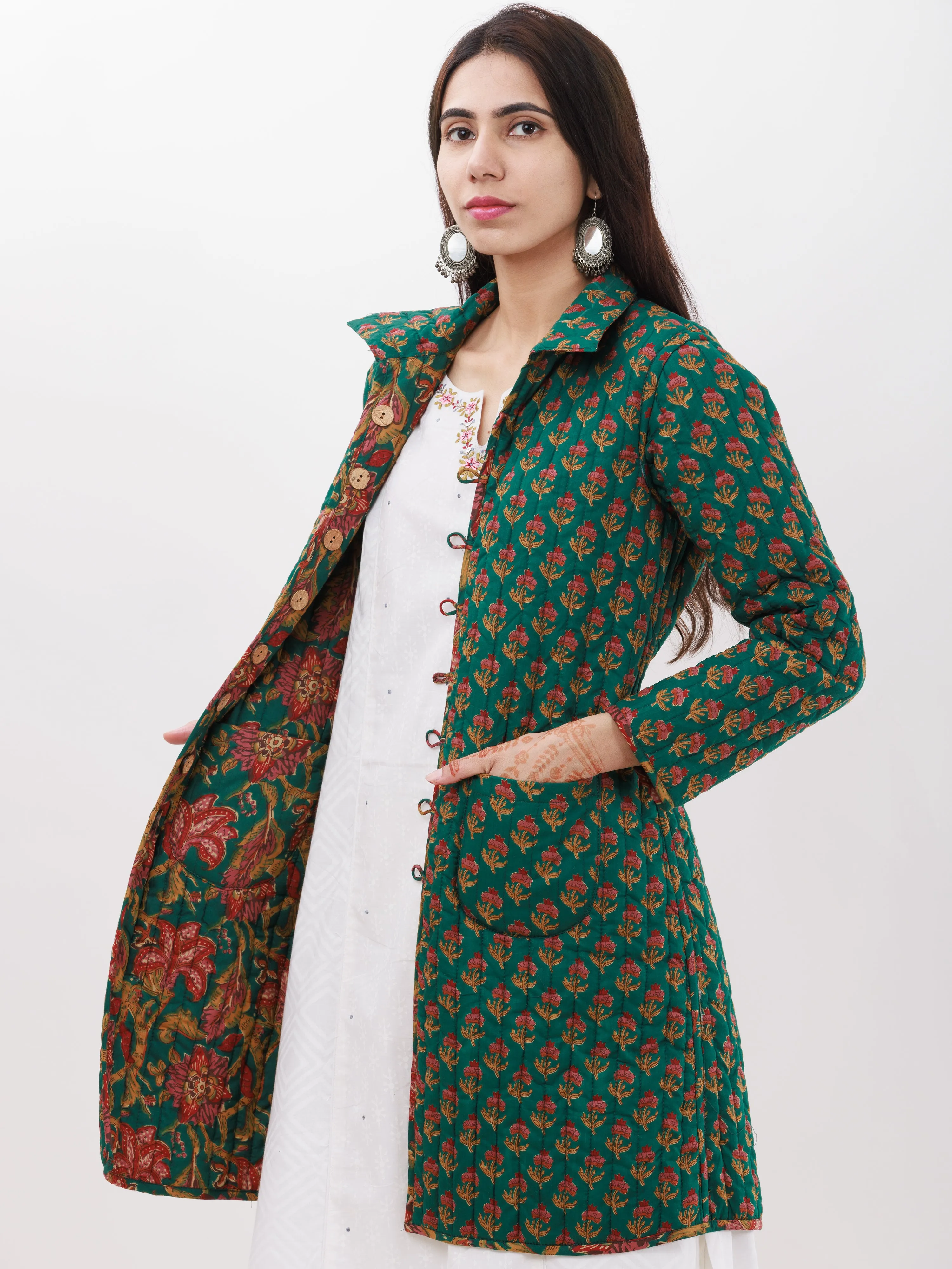 Shishir Sonam Quilted Reversible Jacket