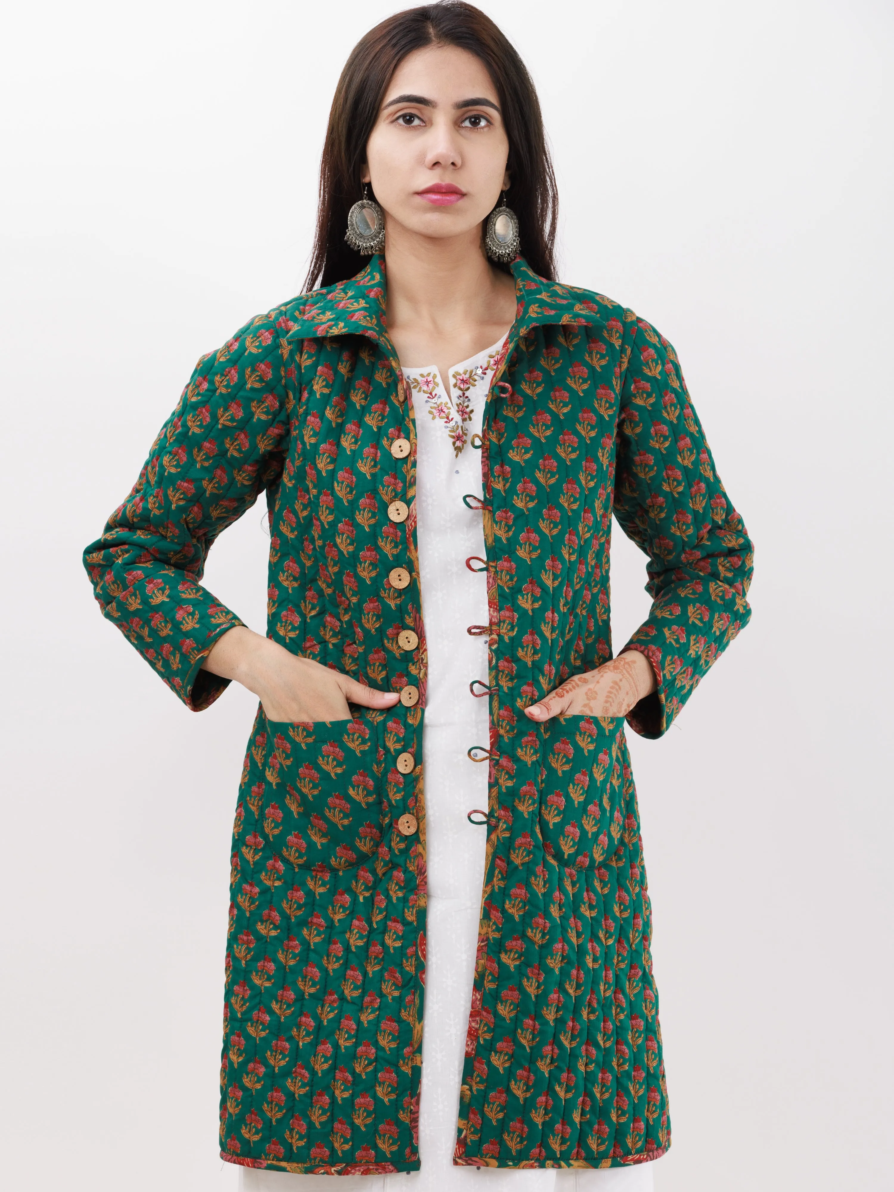 Shishir Sonam Quilted Reversible Jacket