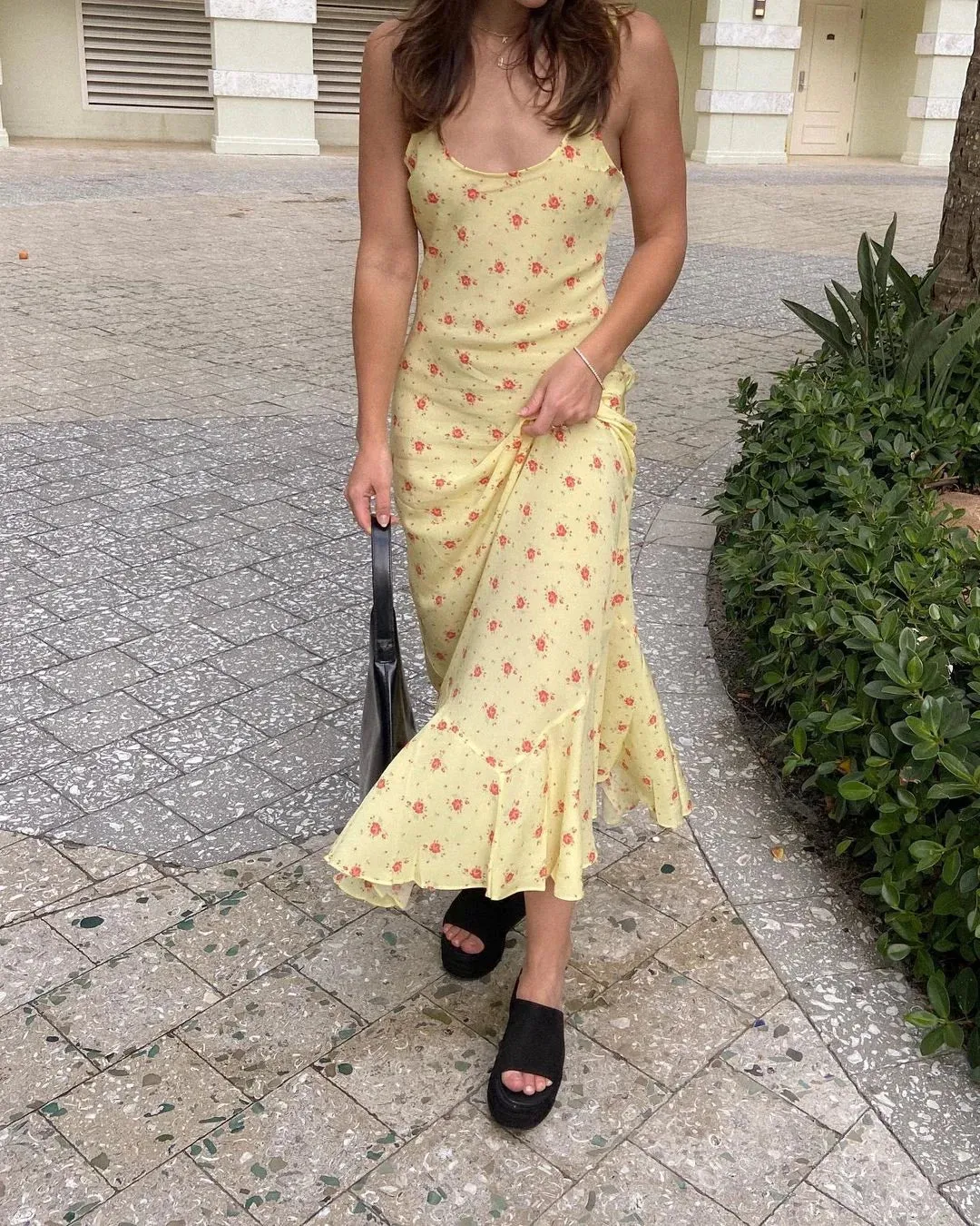 Short Sleeve Bodycon Maxi Dress