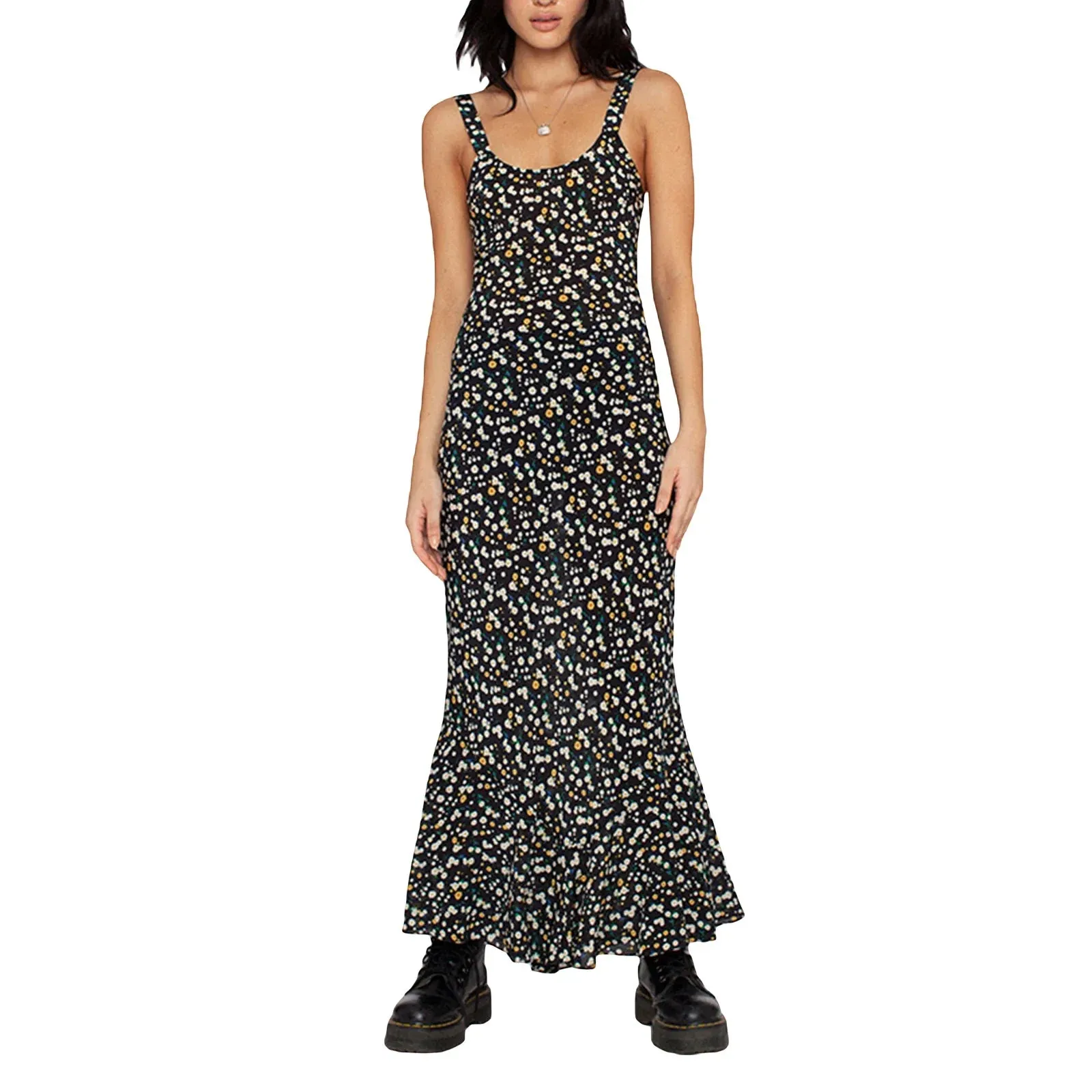 Short Sleeve Bodycon Maxi Dress