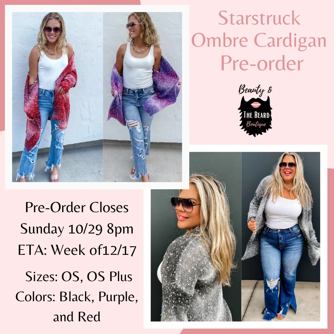 Starstuck Ombre Cardigan Pre-Order