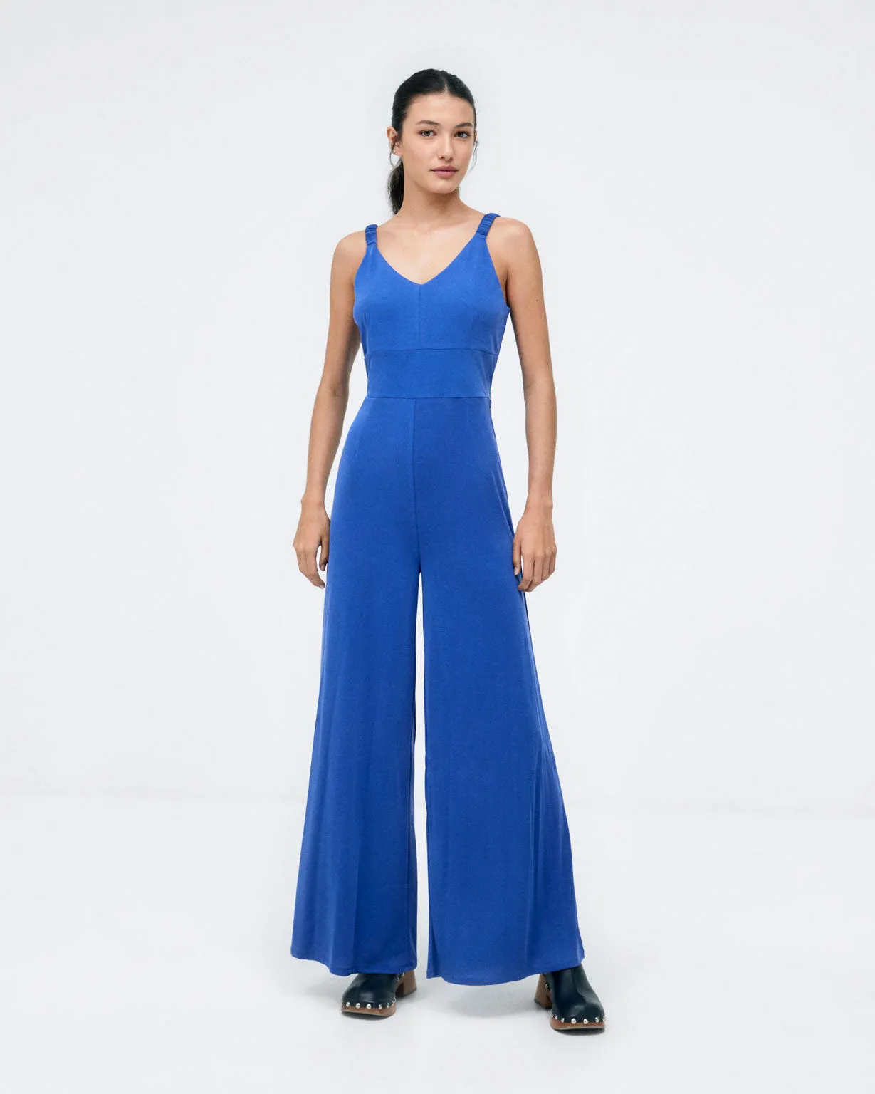 Surkana jumpsuit with straps blue