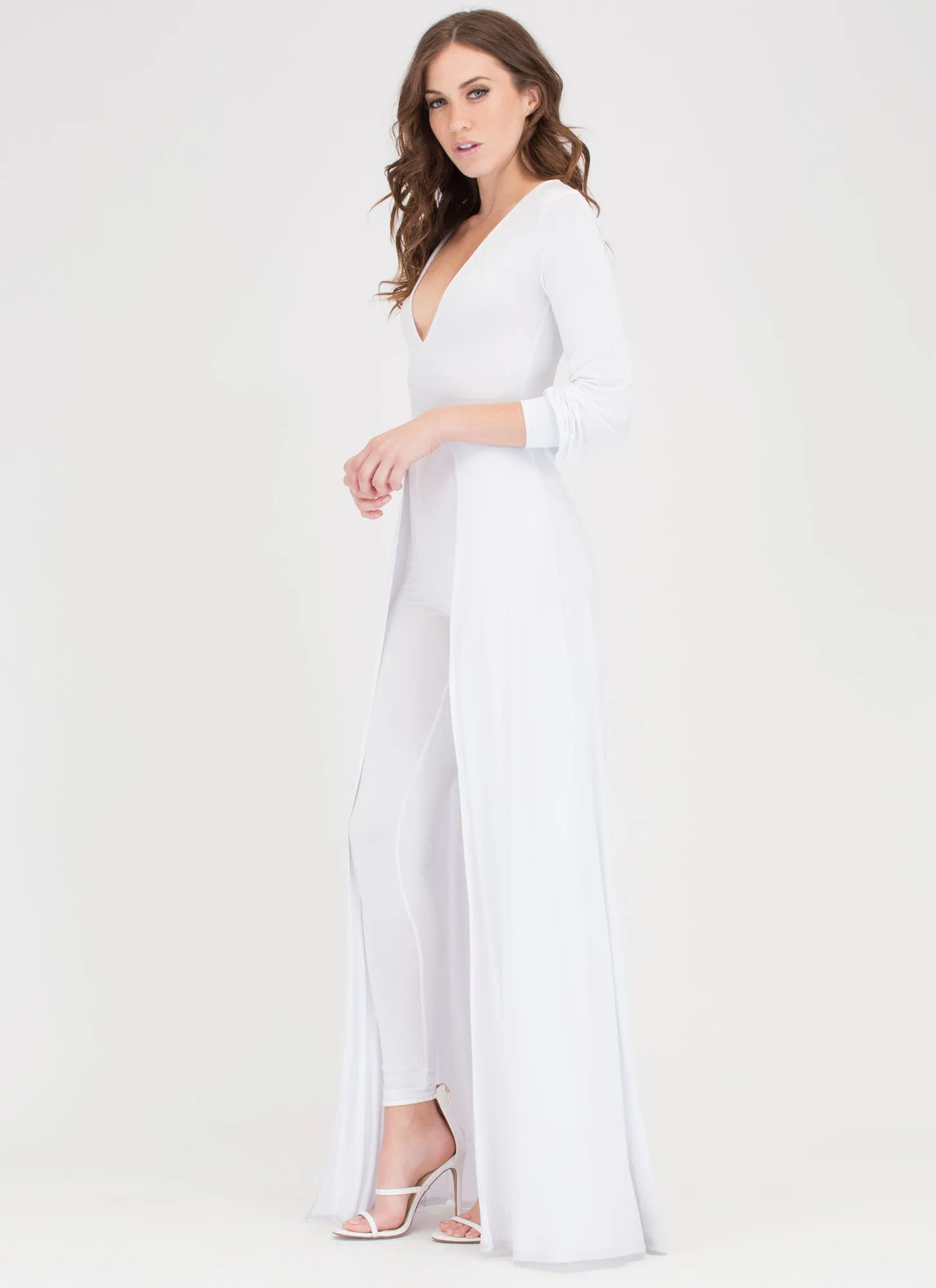 Sweep Off Your Feet Plunging Maxi